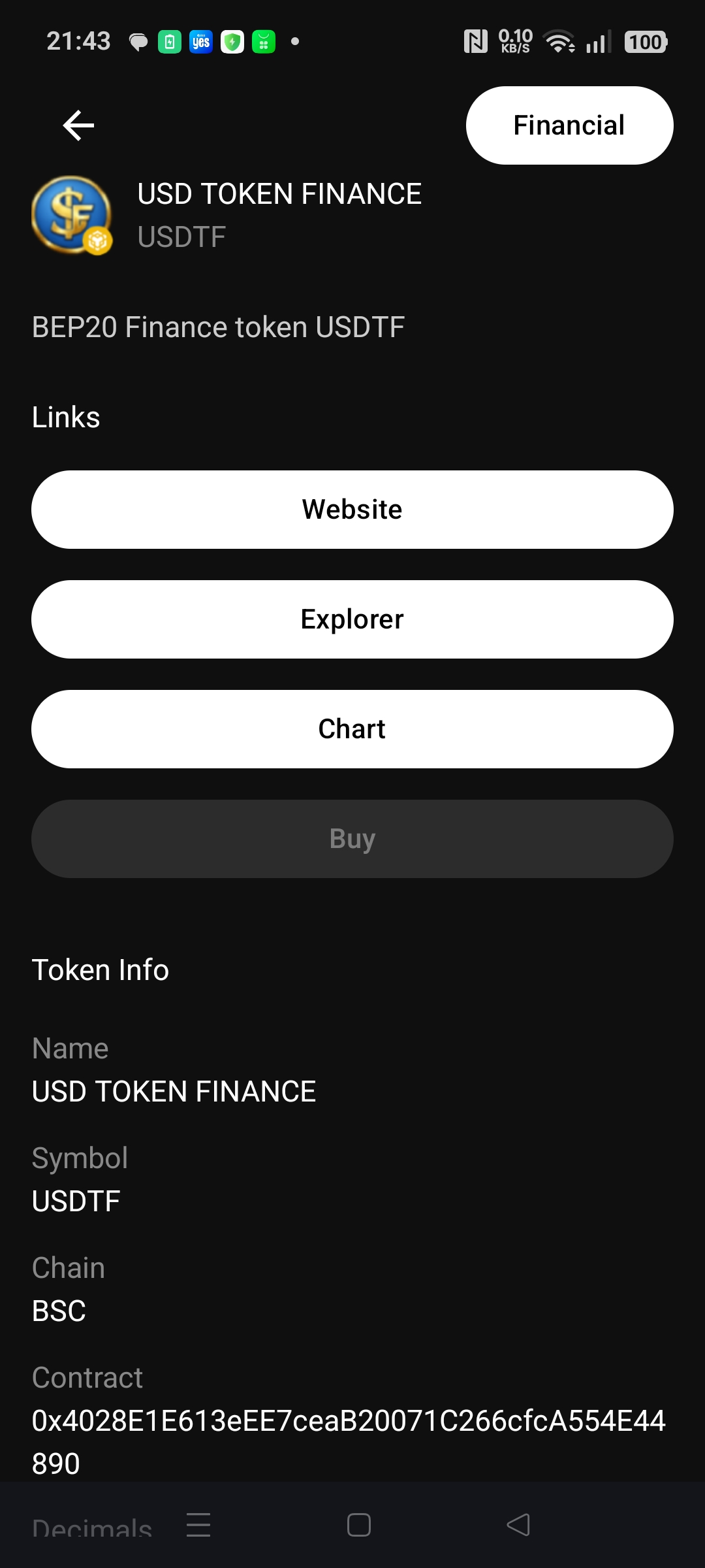 USDTF DETAIL