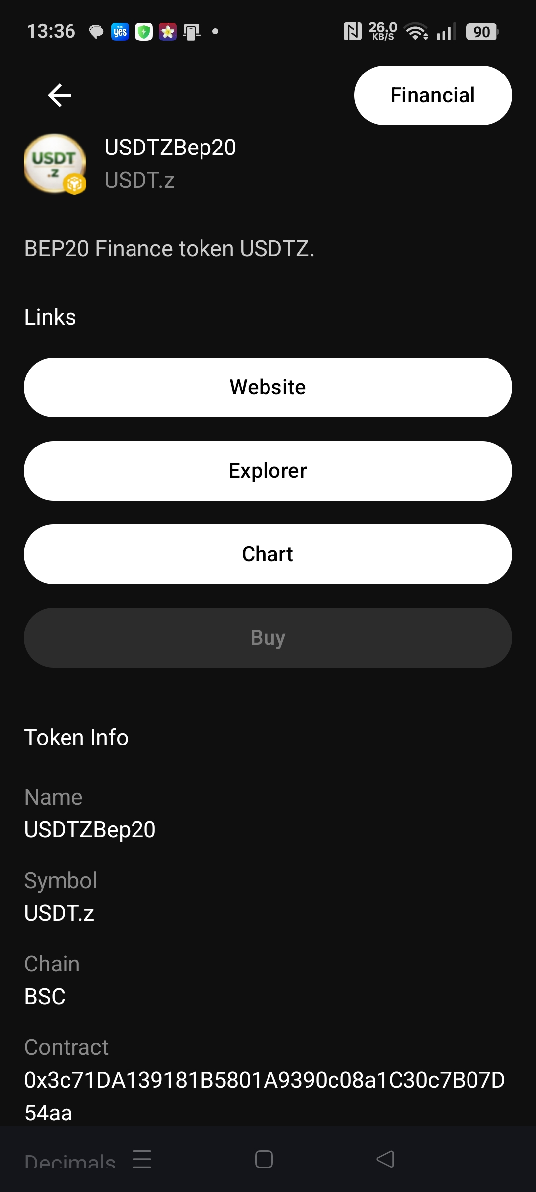USDTZ BEP20